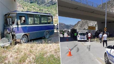 Y­o­l­c­u­ ­m­i­n­i­b­ü­s­ü­ ­i­l­e­ ­o­t­o­m­o­b­i­l­ ­ç­a­r­p­ı­ş­t­ı­:­ ­2­1­ ­y­a­r­a­l­ı­
